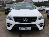 Used Mercedes ML350 AMG line 258 HP (189 kW) 2015 White SUV