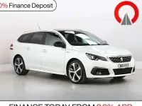 Used Peugeot 308 SW GT-line 130 HP (95 kW) 2018 White Estate