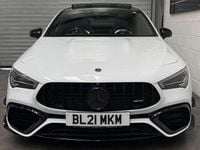 Used Mercedes CLA45 AMG AMG 421 HP (309 kW) 2021 White Coupe