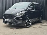 Used Ford Transit Custom Sport 185 HP (136 kW) 2021 Black Van