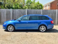 Begagnad Skoda Octavia SE L 2017 Blå Kombi