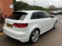 Used Audi A3 S-Line 184 HP (135 kW) 2014 White Hatchback