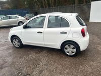 Begagnad Nissan Micra Visia 2013 Vit Halvkombi