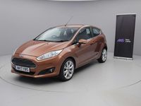 Used Ford Fiesta Zetec 2017 Brown Hatchback