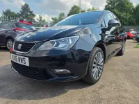 Used Seat Ibiza CONNECT 90 HP (66 kW) 2016 Black Hatchback