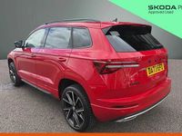 Used Skoda Karoq SportLine 150 HP (110 kW) 2023 Velvet red metallic SUV