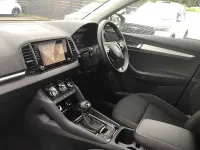 Used Skoda Karoq SE Drive 110 HP (80 kW) 2023 Moon white metallic SUV