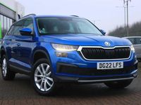 Used Skoda Kodiaq SE 150 HP (110 kW) 2022 Race blue metallic SUV