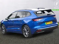 Used Skoda Enyaq iV SportlinePlus 210 kW (286 HP) 2024 Blue SUV