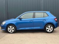 Used Skoda Fabia SE 110 HP (80 kW) 2015 Blue Hatchback