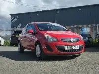 Usado Vauxhall Corsa 65 HP (47 kW) 2013 Vermelho Citadino