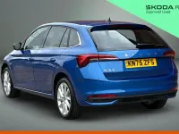 Used Skoda Scala SE L 115 HP (84 kW) 2025 Race blue metallic Hatchback