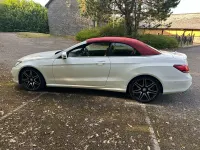 Used Mercedes E250 AMG line 2015 White Cabriolet