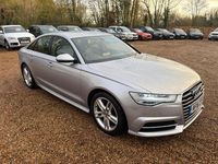 Begagnad Audi A6 S-Line 190 HK (139 kW) 2016 Silver Sedan