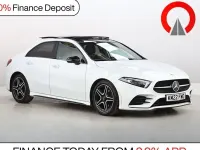 Used Mercedes A200 AMG line 150 HP (110 kW) 2022 White Sedan