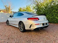Used Mercedes C300 AMG Line Premium 245 HP (180 kW) 2019 Silver Coupe