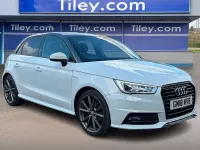 Used Audi A1 Sportback Black Edition 123 HP (90 kW) 2018 White Hatchback