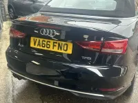 Used Audi A3 Cabriolet Sport 147 HP (108 kW) 2017 Black Cabriolet