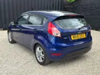 Used Ford Fiesta Zetec 2015 Blue Hatchback