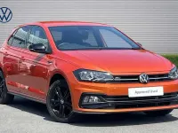 Used VW Polo R-line 110 HP (80 kW) 2021 Orange Hatchback