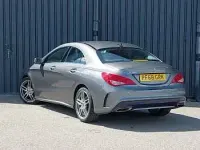 Used Mercedes CLA180 AMG line 122 HP (89 kW) 2018 Grey Coupe