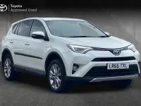 Used Toyota RAV4 Hybrid 194 HP (142 kW) 2016 Pearl white SUV