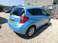 Used Nissan Note Acenta 2015 Blue Hatchback