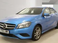 Used Mercedes A180 109 HP (80 kW) 2015 Blue Hatchback