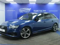 Used Audi A4 Black Edition 150 HP (110 kW) 2019 Blue Estate