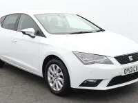 Käytetty Seat Leon SE 105 HP (77 kW) 2013 Valkoinen Viistoperä