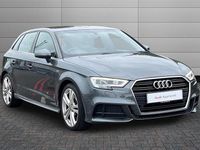 Used Audi A3 S-Line 150 HP (110 kW) 2018 Grey Sedan
