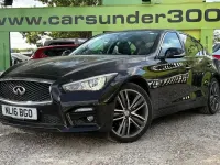 Used Infiniti Q50 Sport Tech 170 HP (125 kW) 2016 Black Sedan