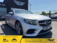 Used Mercedes E220 AMG line 2018 Silver Coupe