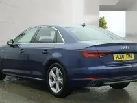 Used Audi A4 S-Line 150 HP (110 kW) 2018 Blue Sedan