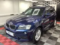 Used BMW X3 M Sport 184 HP (135 kW) 2012 Blue SUV