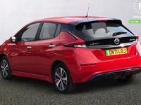 Begagnad Nissan Leaf Acenta 110 kW (150 HK) 2021 Röd Halvkombi