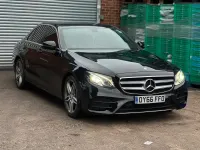 Used Mercedes E220 AMG line 194 HP (142 kW) 2016 Black Sedan
