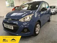 Used Hyundai i10 67 HP (49 kW) 2016 Blue Hatchback