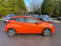Used Nissan Micra Acenta 2019 Orange Hatchback