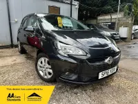 Used Vauxhall Corsa Design Edition 75 HP (55 kW) 2016 Black Hatchback
