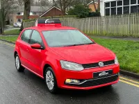 Used VW Polo SE 60 HP (44 kW) 2015 Red Hatchback