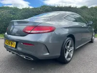 Used Mercedes C220 AMG line 2018 Grey Coupe