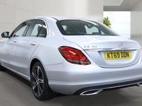 Begagnad Mercedes C220 194 HK (142 kW) 2019 Silver Sedan