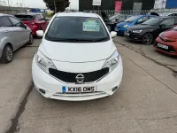 Used Nissan Note S 98 HP (72 kW) 2016 White Hatchback