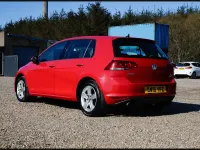 Used VW Golf VII Edition 125 HP (91 kW) 2016 Red Hatchback