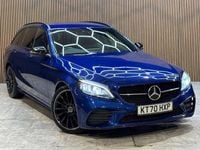 Used Mercedes C200 AMG line 2021 Blue Estate