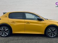Used Peugeot e-208 Premium 100 kW (136 HP) 2021 Yellow Hatchback