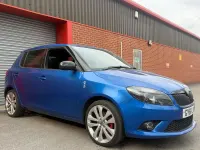 Used Skoda Fabia vRS 180 HP (132 kW) 2011 Blue Hatchback