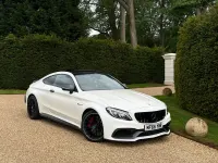 Used Mercedes C63S AMG Premium 600 HP (441 kW) 2017 White Coupe