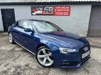 Used Audi A5 Black Edition 170 HP (125 kW) 2013 Blue Coupe